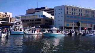 Gasparilla Pirate Invasion BOAT ride along Harbour Island [upl. by Aliza]