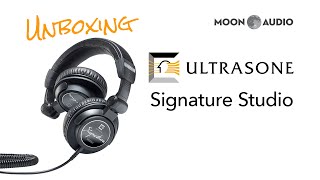 Ultrasone Signature Studio Headphones Unboxing  Moon Audio [upl. by Deibel]