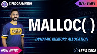 Malloc in C Programming  Dynamic Allocation [upl. by Iy]