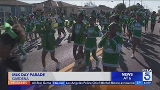 Hundreds attend MLK Day Parade in Gardena [upl. by Coussoule]