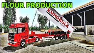 Farming simulator 2017  Flour production [upl. by Tuneberg]