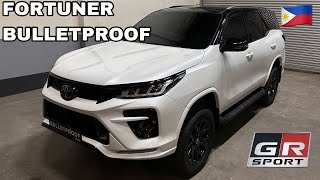 For Sale Philippines  BULLETPROOF 2023 Toyota Fortuner GR Sport 4x4 Armored Level 6 BRAND NEW [upl. by Affer]