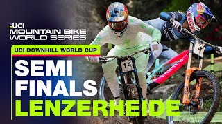 Lenzerheide Downhill Semifinal  UCI Mountain Bike World Series [upl. by Aiouqahs]