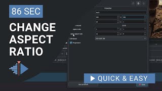 Kdenlive Tutorial How to Change Aspect Ratio in Kdenlive [upl. by Assirac293]