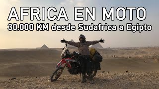 Viaje en Moto 250cc por África 4 meses de viaje 30 mil KM CRF 250 rally Crf250rally [upl. by Kostman]