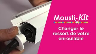 TUTORIEL Changer ressort moustiquaire enroulable Moustikit [upl. by Otsirc]