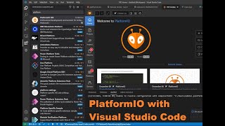 PlatformIO installation with Visual Studio Code and Hello world [upl. by Warms]