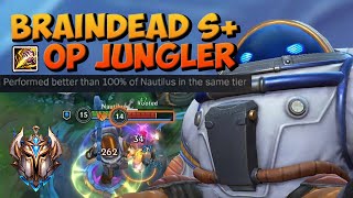 WILD RIFT NAUTILUS JUNGLE  BRAINDEAD BROKEN JUNGLER [upl. by Jump256]