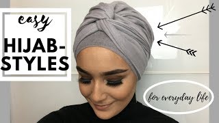 Easy Turban Styles For Everyday Life Hijab [upl. by Alistair]