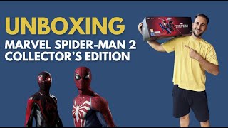 UNBOXING MARVEL SPIDERMAN 2 COLLECTORS EDITION [upl. by Hgielah491]