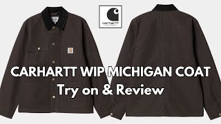 Carhartt WIP Michigan Jacket Summer  Try On amp Review [upl. by Earas99]