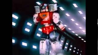 PR In Space Mega Voyager Megazord Transformation [upl. by Plossl]