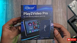 Ottocast Play2Video Pro Wireless CarPlayAndroid Auto Allinone Adapter Unboxing and Review [upl. by Nylear]