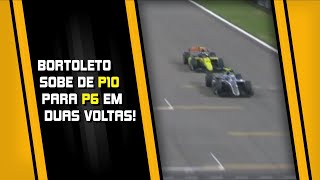 CORRIDAÇA DE GABRIEL BORTOLETO PARA CHEGAR EM P6 ENZO FITTIPALDI FAZ MELHOR VOLTA MAS É P17 [upl. by Ramirolg585]