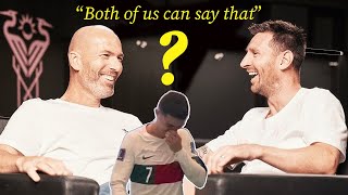 Zidane and Messi Interview on Ronaldo English Dubbed zidane messi ronaldo christianoronaldo [upl. by Ttenaj]