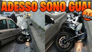 HO DISTRUTTO IL CB 650F IN UN FOSSOFACCIO CAUSA AL COMUNE DI NAPOLI CHE È SENZA ASSICURAZIONE [upl. by Hutton]