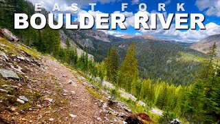 East Fork of the Boulder River  AbsarokaBeartooth Wilderness Montana  Fall Campout 2023 [upl. by Swerdna]