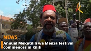 Annual Mekatilili wa Menza festival commences in Kilifi [upl. by Anivlem]