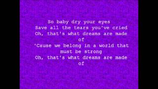 Dreams  Van Halen  Lyric Video [upl. by Lattonia]