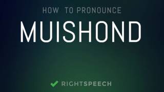 Muishond  How to pronounce Muishond [upl. by Robinetta]