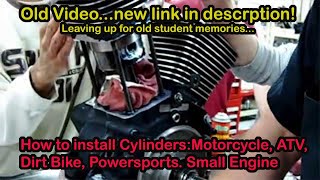 USE NEW VIDEO LINK IN DESCRIPTION How to install piston cylinder trick method Harley SampS Revtech [upl. by Dalila376]