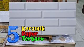 5 Motif keramik dinding dapur terlaris ditahun ini [upl. by Scrogan]