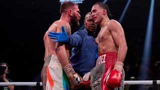 David Benavidez vs Caleb Plant  Full Fight Highlights [upl. by Marolda]