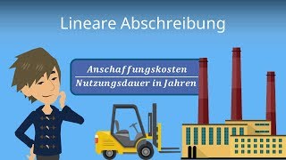 Lineare Abschreibung buchen  Einfache Erklärung der Berechnung amp Formel am Beispiel [upl. by Sigismond]