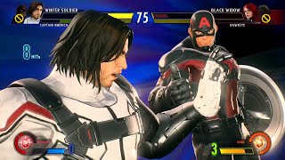 MARVEL VS CAPCOM INFINITE Winter Soldiers amp Captain American Hyper Combo Easter Egg [upl. by Harned]