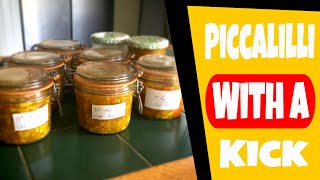 Piccalilli with a KICK  Best Piccalilli recipe [upl. by Anemij]