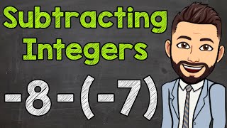 Subtracting Integers  How to Subtract Positive and Negative Integers [upl. by Ferneau]