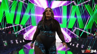 WWE 2K24  NIA JAX ENTRANCE OFFICIAL [upl. by Eecyac791]