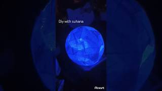 Moon light 😱😱😱diy craft art shorts [upl. by Atnovart]