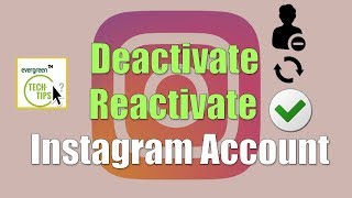 How To Deactivate and Reactivate Your Instagram Account  instagramcom [upl. by Sinnard]