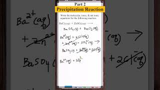 Precipitation Reaction Part 2  BaCl2 aq  ZnSo4 aq [upl. by Cohin]