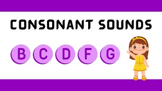 Consonant Sounds in English  Two Examples for Each Sound [upl. by Ianthe]