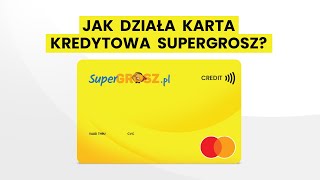 Jak korzystać z karty kredytowej SuperGrosz Mastercard [upl. by Porta433]