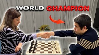 Can I beat the WORLD CHAMPION in Fischer Random Chess [upl. by Walli]