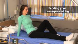 How to get out of bed after hip replacement surgery [upl. by Maclaine]