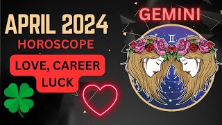 GEMINI April 2024  Love Money Career and Lucky Numbers 🍀 astrology horoscopes gemini [upl. by Seligmann]