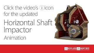 Horizontal Shaft Impactor Animation [upl. by Pirbhai]