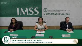 02 Notificación del Fallo del procedimiento LA50GYR050GYR040T122024 [upl. by Yasmine869]