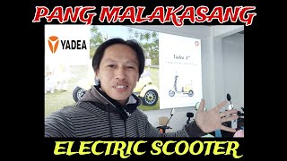 YADEA ELECTRIC SCOOTERWALK AROUNDQUICK REVIEWJMotors Tv [upl. by Euqinad]