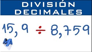 División de números decimales [upl. by Seward291]