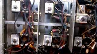 Electric Arcing from Short Circuit in Vacuum Tube Radio Video 2 [upl. by Wendolyn935]