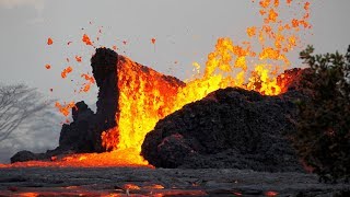 Scenes from the Volcanic Eruption in Hawaii Lava Ash and Toxic Fumes [upl. by Curran426]