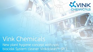 New plant hygiene concept with nonbiocidal System cleaner Vinkoclean SR 1 [upl. by Byler]