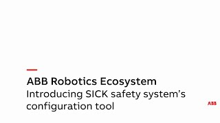 ABB Robotics Ecosystem Program with SICK AG [upl. by Millisent183]