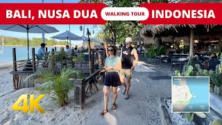 NUSA DUA BALI Indonesia 🇮🇩 Walking tour along Nusa Dua beach Bali 2023 waterfront [upl. by Mcarthur]