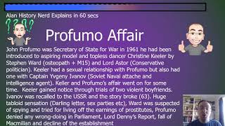 Done in 60 Seconds Profumo Affair [upl. by Octavius]